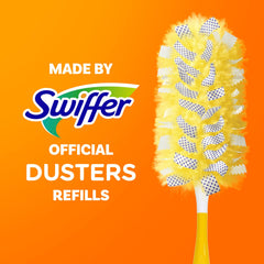 Swiffer limpiando persianas demostrando el diseño 360 grado eficaz