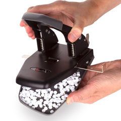 Swingline base with removable non-skid tray for easy cleanup benefit
