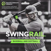 SWINGRAIL frente del empaque muestra componente y beneficios de enseñanza