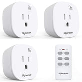 Syantek frontal del kit mostrando los tres receptáculos, control cómodo