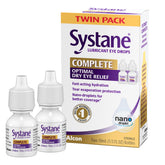Systane frasco frontal mostrando el envase portátil y alivio inmediato