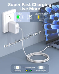 T ATHINK cable magnético con LED indicando estado de carga claramente