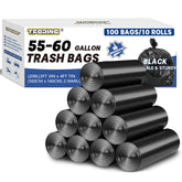 T.FORING paquete frontal mostrando 100 bolsas, almacenamiento compacto y conveniente