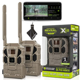 TACTACAM Reveal X vista frontal mostrando lente y diseño robusto, ideal para vigilancia