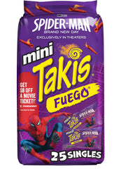 Takis mini frente del paquete mostrando diseño y conveniencia