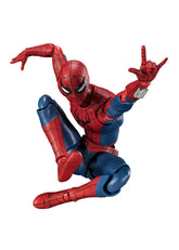 TAMASHII NATIONS Spider-Man vista frontal con poses dinámicas y realismo
