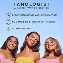 Tanologist resultado antes y después en pierna con efecto natural