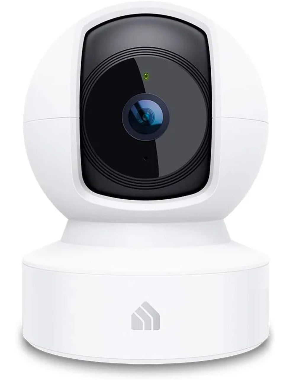 Tapo Kasa EC70 vista frontal con base, fácil instalación y monitoreo claro
