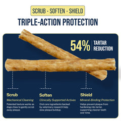 Tartar Shield etiqueta con sodium tripolyphosphate y cetyl pyridinium chloride