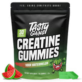TASTY GAINS frontal del envase mostrando formato y beneficio de conveniencia