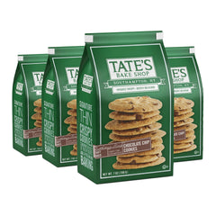 Tate's Bake Shop paquete frontal mostrando galletas crujientes y sabor