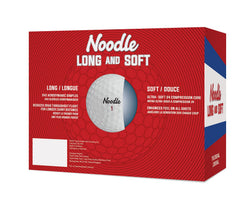 TaylorMade NOODLE LONG & SOFT bola en vuelo tras drive, ilustra mayor carry y vuelo estable