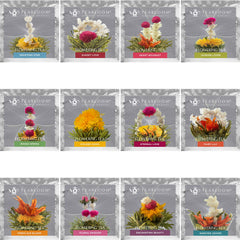 Teabloom flor de té cerrada mostrando color y forma natural