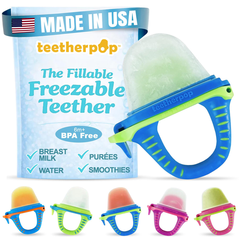 teetherpop vista frontal del embalaje mostrando diseño y colores atractivos