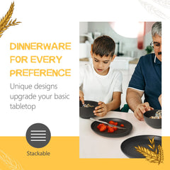 Teivio plato en uso con comida familiar, cómodo y resistente para niños