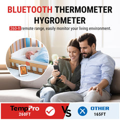 TempPro primer plano del sensor NTC para mediciones precisas y estables