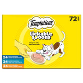 Temptations cucharita frontal mostrando el envase y conveniencia