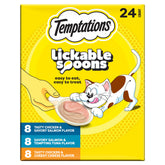 Temptations paquete frontal mostrando 24 cucharillas, conveniencia y porciones controladas