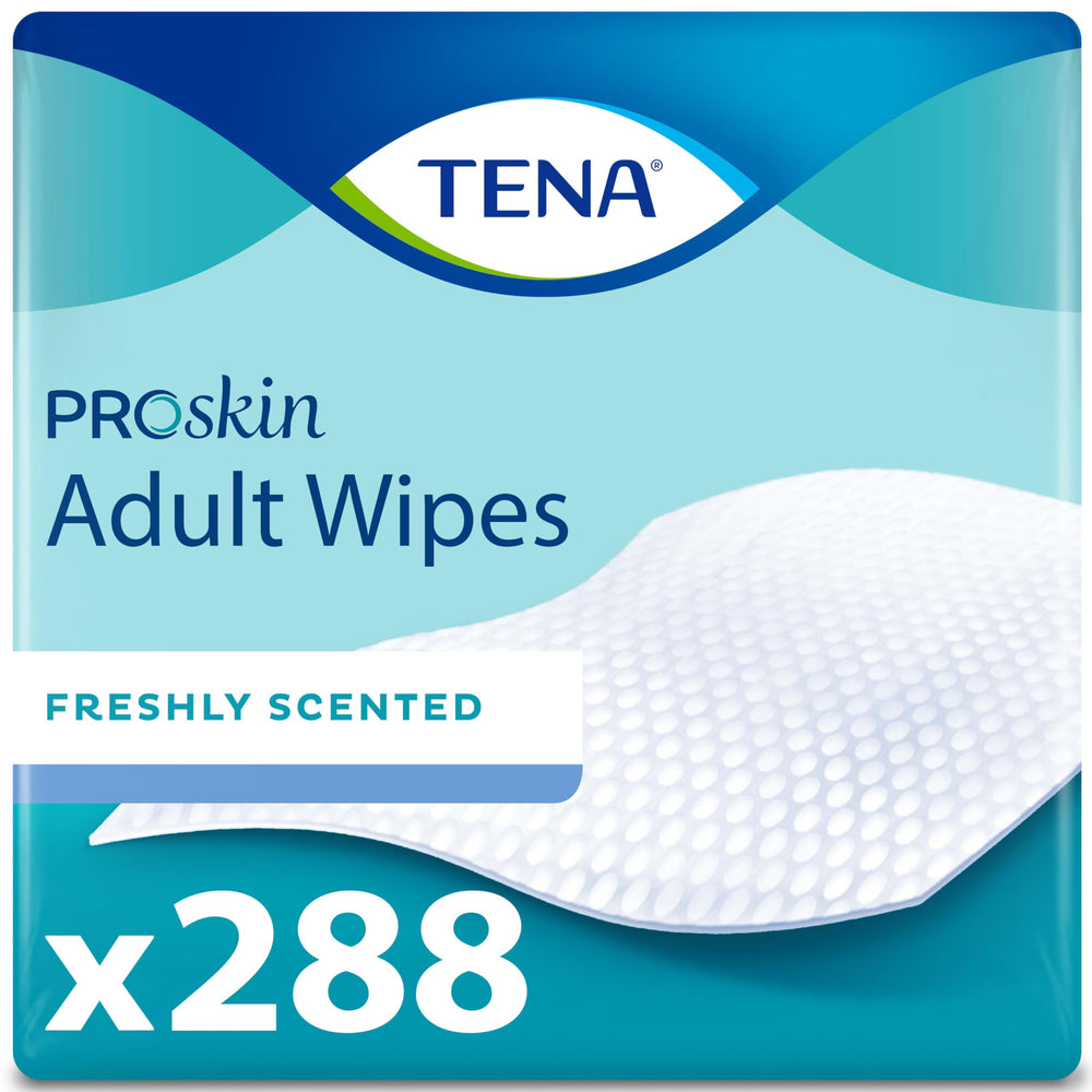 TENA Proskin paquete grande de 288 toallitas para uso prolongado y ahorro