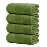 Tens Towels frente del paquete mostrando cuatro toallas verde, conveniencia inmediata