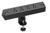TenTrend frontal de la regleta mostrando 4 AC y 4 USB para carga ordenada
