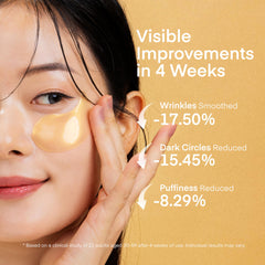 TEREZ & HONOR open jar with visible hydrogel masks and serum for convenience