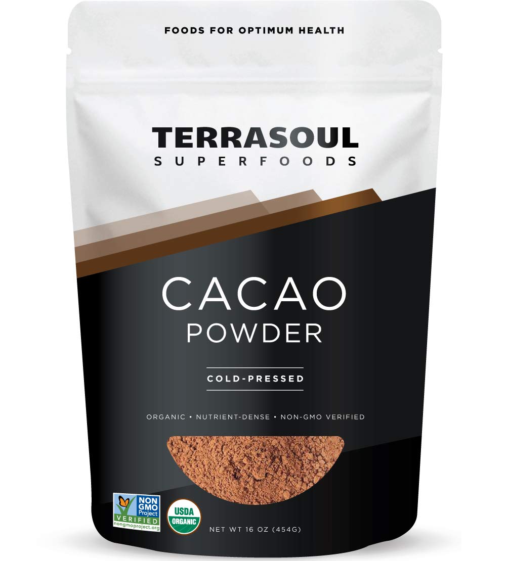 Terrasoul Superfoods frente del empaque mostrando presentación y sello orgánico