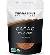 Terrasoul Superfoods frente del empaque mostrando presentación y sello orgánico