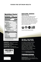 Terrasoul Superfoods semillas de sésamo textura cercana para ver calidad