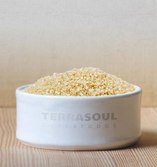 Terrasoul Superfoods semillas usadas para preparar tahini cremoso casero
