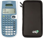 Texas Instruments TI-30XS vista frontal mostrando pantalla y teclas, claridad para estudiar