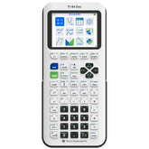 Texas Instruments TI-84 Evo frontal mostrando carcasa blanca y diseño renovado para durabilidad