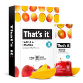 That’s it. empaque frontal mostrando Apple + Mango y beneficios naturales