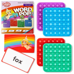 The Fidget Game empaque frontal mostrando el juego y beneficios educativos