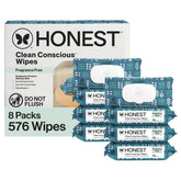 The Honest Company envase frontal Balance Blues mostrando cantidad y diseño