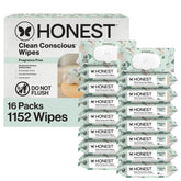 The Honest Company envase frontal que muestra cantidad y diseño, confianza y abundancia
