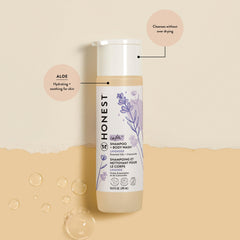 The Honest Company textura del gel cercano con espuma suave que hidrata sin resecar