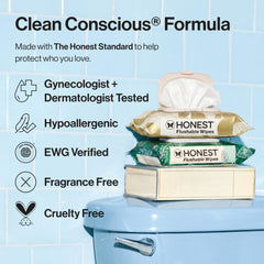 The Honest Company uso en baño para higiene íntima práctica y segura