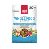 The Honest Kitchen bolsa frente mostrando pavo y beneficios nutricionales