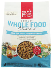 The Honest Kitchen paquete frontal mostrando la marca y beneficios nutricionales