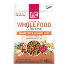 The Honest Kitchen paquete frontal mostrando diseño y beneficios nutricionales
