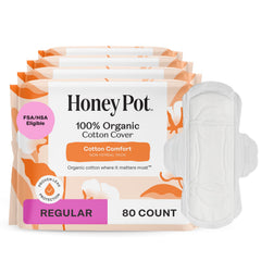 The Honey Pot Company paquete frontal mostrando diseño y marca, comodidad inmediata