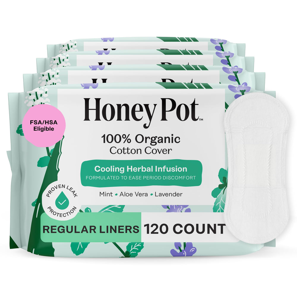 The Honey Pot Company frontal del envase mostrando protección y frescor