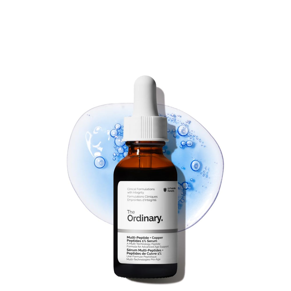 The Ordinary frasco frontal mostrando etiqueta y volumen beneficios visibles