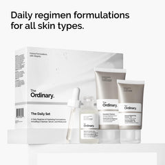 The Ordinary suero Hyaluronic Acid 2% + B5 aplicado con dedos para hidratación profunda