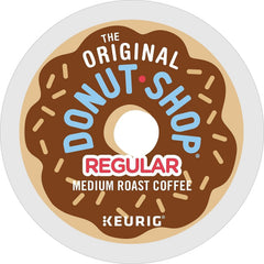 The Original Donut Shop café vertiéndose desde máquina Keurig, taza lista al instante