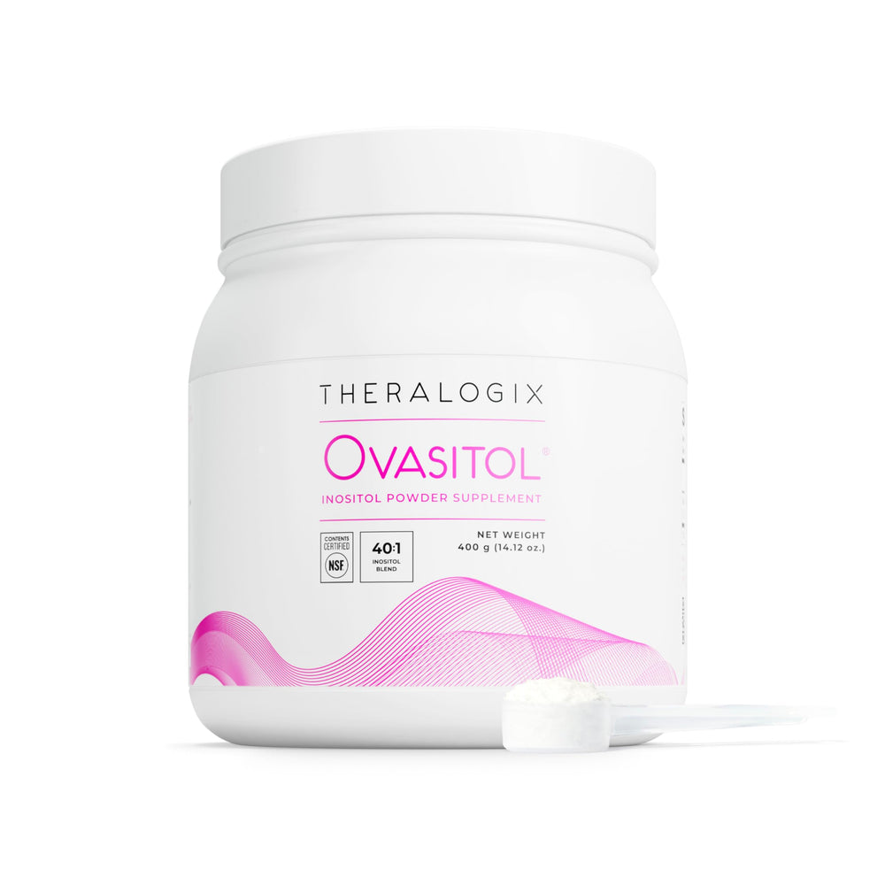 Theralogix Ovasitol lata frontal mostrando diseño y marca, claridad de producto