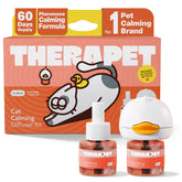 Therapet MD difusor frente mostrando diseño compacto y beneficio de calma