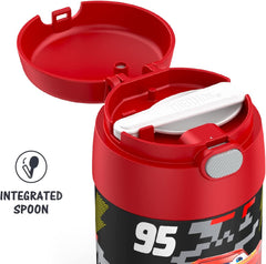 THERMOS FUNtainer Cars boca ancha y interior de acero para limpieza sencilla