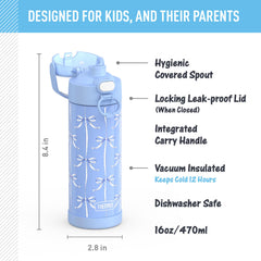 THERMOS FUNtainer asa soft-touch fácil de sujetar por niños